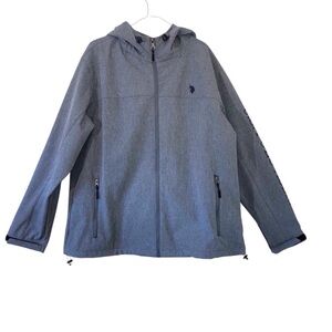 Mens 3XL Hooded Jacket BY Polo Association NEW with Tags